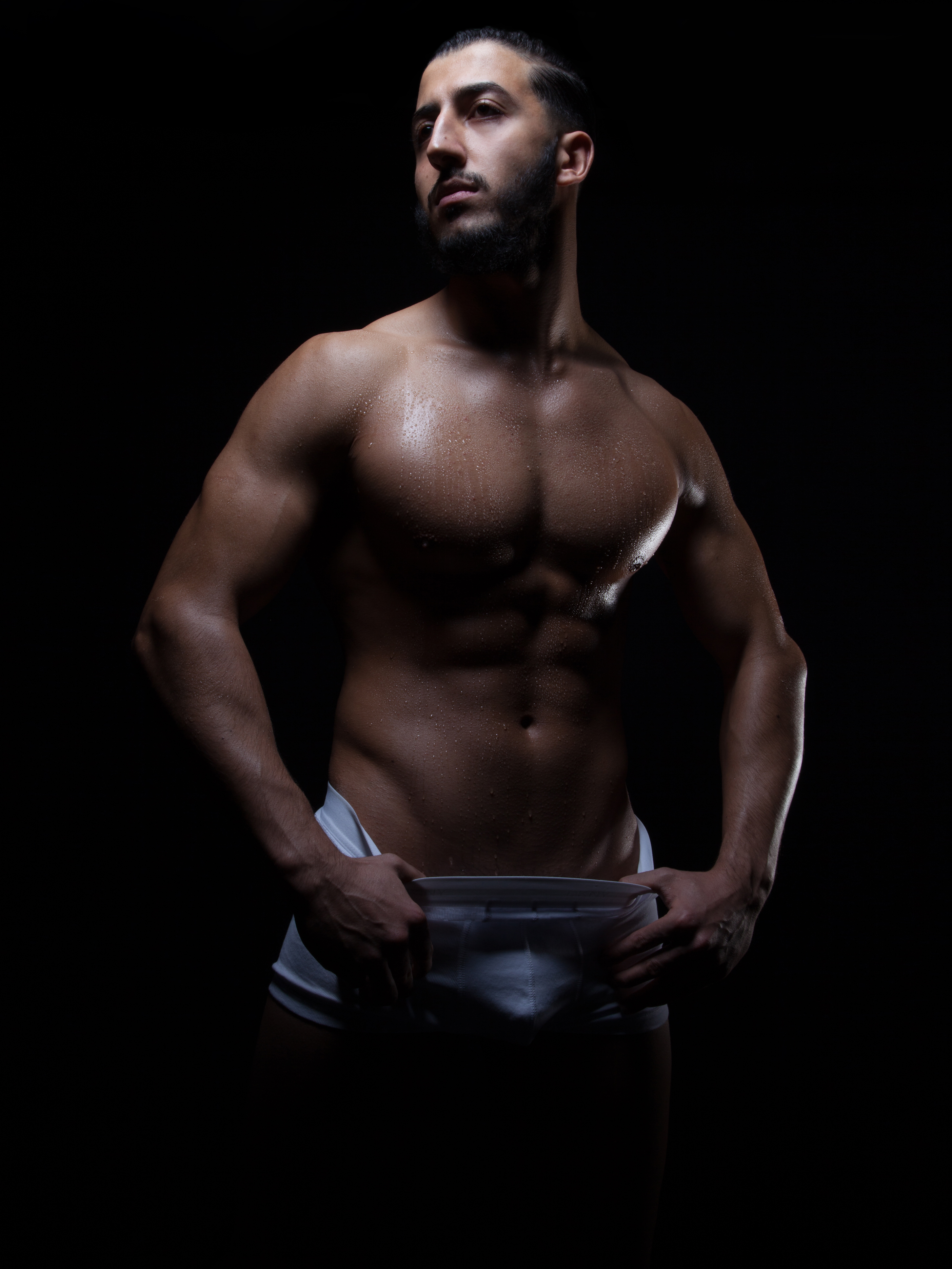 male photoshoot dueller by cameo London photography studio model portfolio