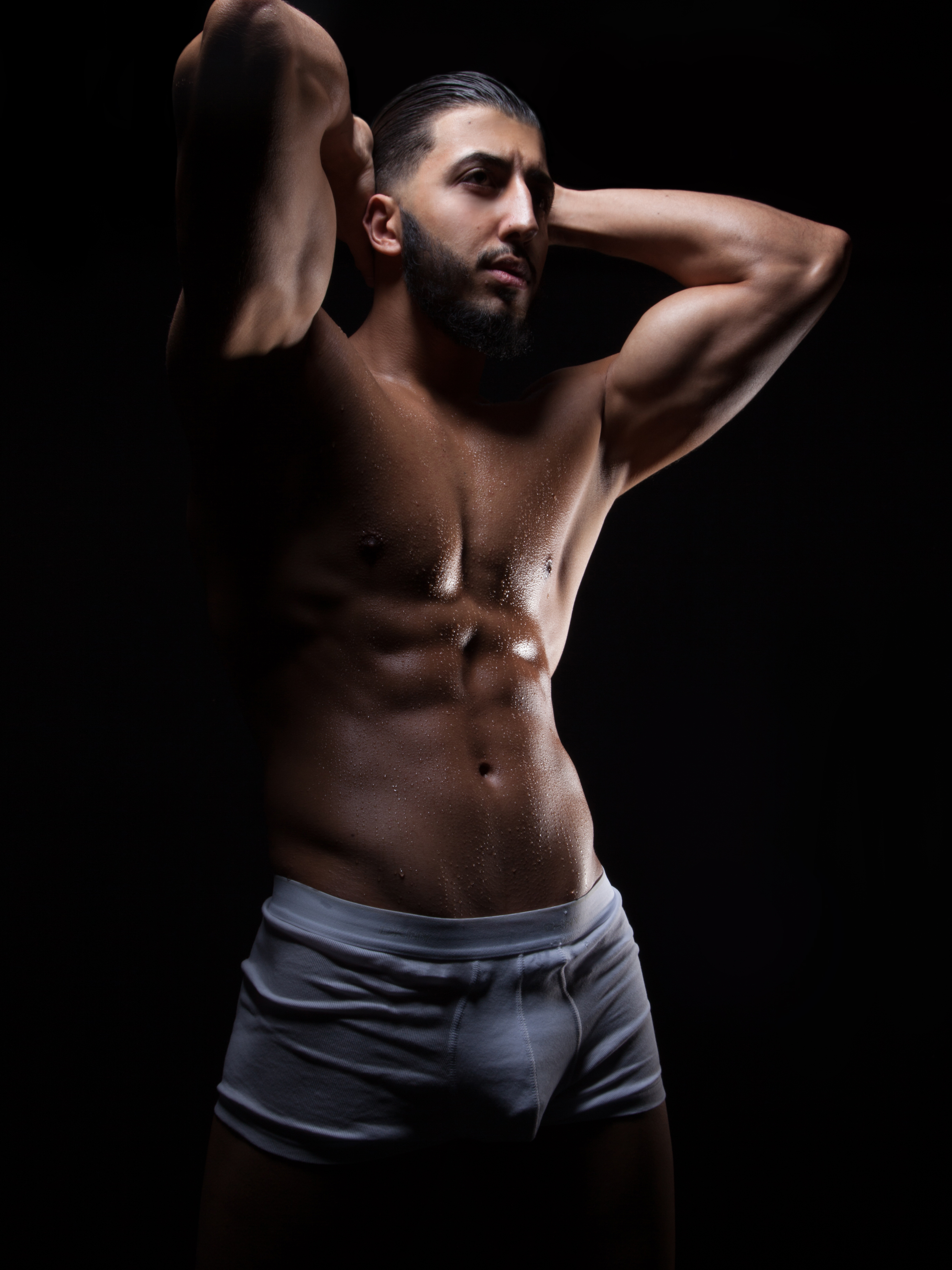 male photoshoot dueller by cameo London photography studio model portfolio
