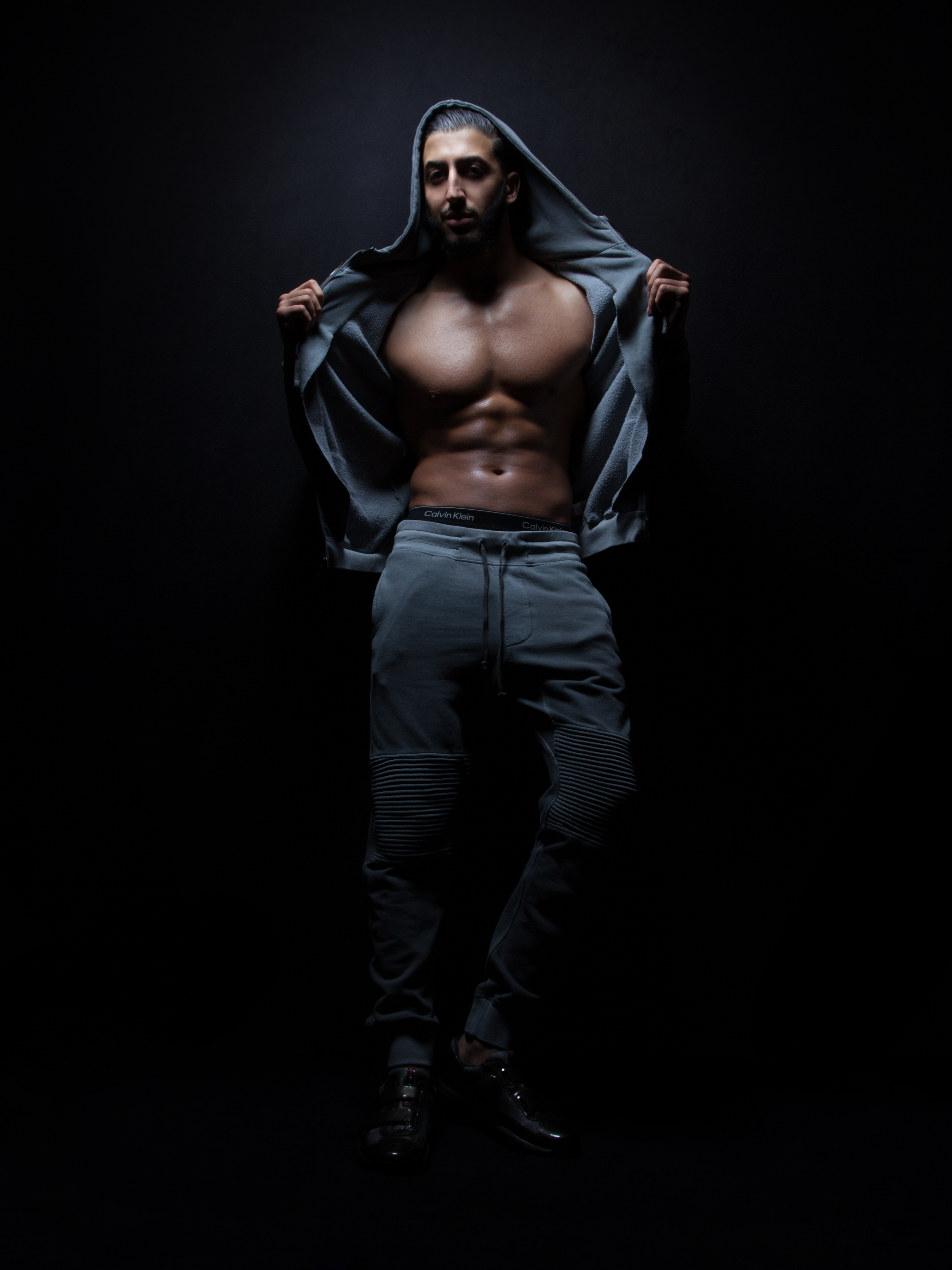 male photoshoot dueller by cameo London photography studio model portfolio