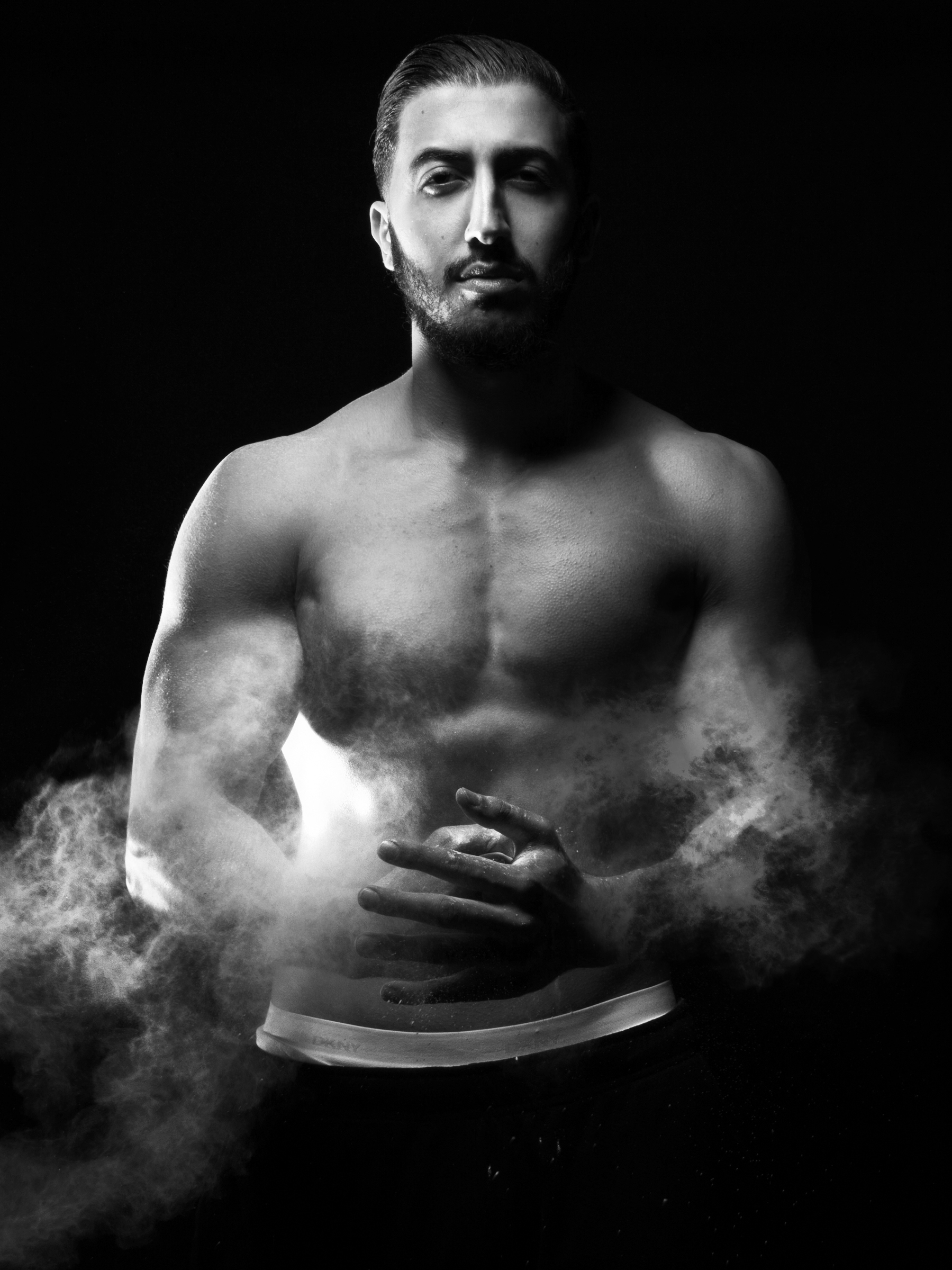 male photoshoot dueller by cameo London photography studio model portfolio
